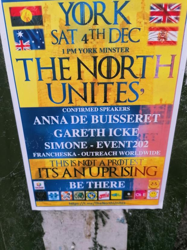 York Press: One of the posters advertising the event